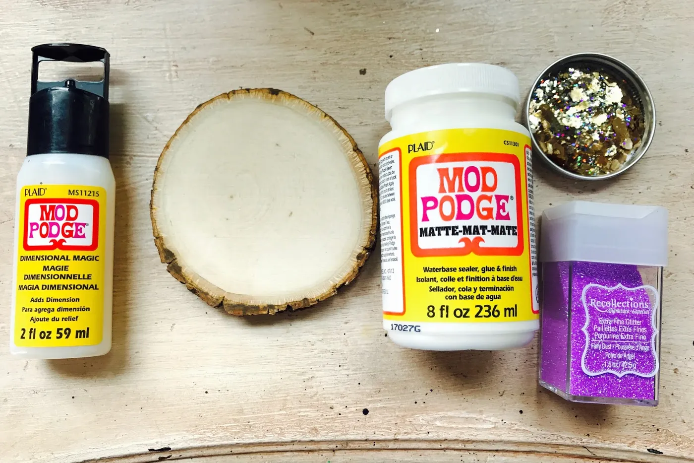 DIY With Irene: Glitter Coasters
