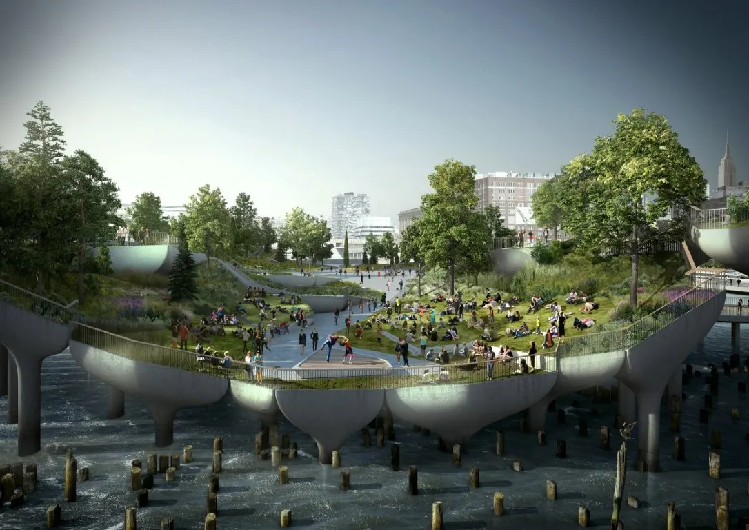New York’s New Hudson River’s $130 Million Floating Park